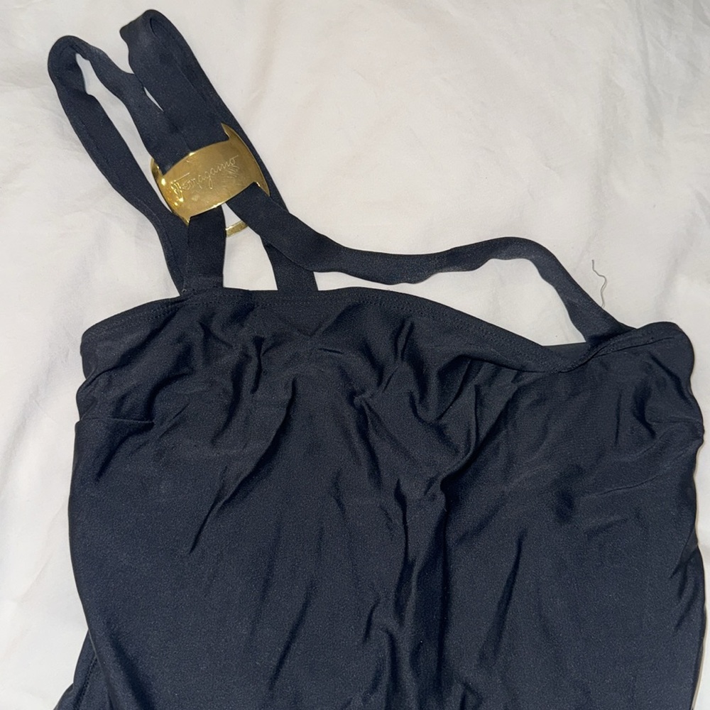 Salvatore Ferragamo asymmetrical one piece swimsuit - Picture 2 of 6